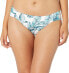 Фото #1 товара La Blanca 288933 Women's Hipster Bikini Bottom, Aquamarine/Tranquility Palm, 10