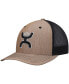 ფოტო #1 პროდუქტის Men's Tan, Black Sterling Trucker Snapback Hat