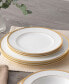Фото #7 товара Rochelle Gold Set of 4 Salad Plates, Service For 4