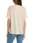 Project Social T Domenique Ruched Tie Textured T-Shirt Women's
