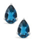 London Topaz (2-1/10 ct. t.w.) Stud Earrings in 14K White Gold