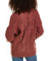 Фото #2 товара Madewell Cayden Pointelle Balloon Sleeve Wool-Blend Pullover Women's Red M