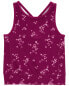 Фото #3 товара Kid Floral Print Active Criss-Cross Tank 7