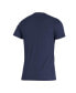 ფოტო #2 პროდუქტის Men's Navy Georgia Tech Yellow Jackets Along The Shadow Tri-Blend T-shirt