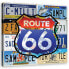 Фото #1 товара Wandbild Route 66 Bunt Abstrakt