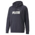 Puma Essentials Logo Pullover Hoodie Mens Blue Casual Outerwear 84684943 2XS - фото #1