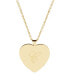 ფოტო #3 პროდუქტის Isabel Initial Heart Gold-Plated Pendant Necklace