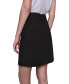 Фото #2 товара Women's Faux-Front-Zipper Mini Skirt