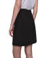 Women's Faux-Front-Zipper Mini Skirt