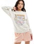 Wrangler vintage print sweatshirt in ecru