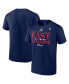 Фото #1 товара Men's Navy Atlanta Braves 2023 NL East Division Champions Locker Room T-shirt
