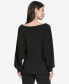 Women's Dolman-Sleeve Boat-Neck Peplum Top