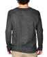 ფოტო #2 პროდუქტის Men's Yarn-Dyed Ribbed Long Sleeve Henley Shirt