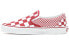 Фото #2 товара Vans slip-on MIX Checker 棋盘格 低帮 板鞋 男女同款 红色 / Кроссовки Vans Slip-On Mix Checker VN0A38F7VK5