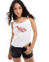 Stradivarius lobster cami top in white Белый, L - фото #1