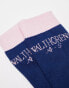 Threadbare Ski 2 pack socks in glitter pink