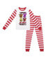 Фото #1 товара Little Boys Youth Long Sleeve Shirt & Sleep Pant Set