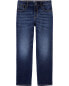 Фото #3 товара Kid Dark Wash Husky-Fit Classic Jeans 10H