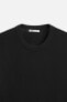 VISCOSE BLEND KNIT T-SHIRT