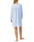 Фото #2 товара Women's Sweater-Knit Lace-Trim Nightgown