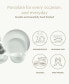 Фото #2 товара Simply White Coupe Dinnerware 24-PC Set, Service for 6