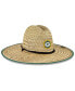 ფოტო #2 პროდუქტის Men's Natural Green Bay Packers NFL Training Camp Official Straw Lifeguard Hat