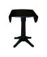 Фото #12 товара International Concept 42" Round Dual Drop Leaf Pedestal Table
