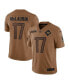 Фото #1 товара Men's Terry McLaurin Brown Distressed Washington Commanders 2023 Salute To Service Limited Jersey