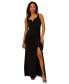 ფოტო #1 პროდუქტის Women's Plunge-Neck Mermaid Gown