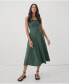 Фото #1 товара Women's Organic Cotton Fit & Flare Midi Dress - Shorty