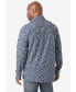 ფოტო #1 პროდუქტის Big & Tall Performance Woven Button Down - 4XL, Navy Brushstroke