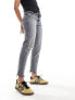 Mango mom ripped knee jeans in washed blue