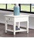 Steve Silver Charlestown 26" Wide Wooden Farmhouse End Table