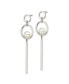 Фото #2 товара Серьги Chisel Stainless Steel Pearl Dangle