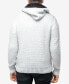 ფოტო #2 პროდუქტის Men's Hooded Full-Zip High Neck Sweater Jacket