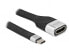 Delock 86933 - 0.14 m - USB Type-C - HDMI Type A (Standard) - Male - Female - Straight