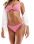 Фото #3 товара & Other Stories crinkle bikini brief in pink