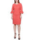 ფოტო #13 პროდუქტის Big Girls 3/4 Sleeve Textured Knit Dress