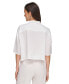 Фото #2 товара Women's Button-Front Dolman-Sleeve Linen Top