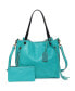ფოტო #2 პროდუქტის Women's Genuine Leather Daisy Tote Bag
