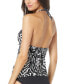 Фото #4 товара Women's Animal-Print O-Ring Tankini Top