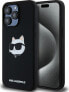 Karl Lagerfeld Karl Lagerfeld KLHMP15XSCHPPLK iPhone 15 Pro Max 6.7" czarny/black hardcase Silicone Choupette Head MagSafe