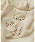 ფოტო #3 პროდუქტის lonn & lilly Gold-Tone & Imitation Mother-of-Pearl Flower Linear Drop Earrings