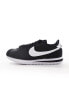 Фото #2 товара Nike Cortez nylon unisex trainers in black and white