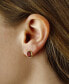 ფოტო #4 პროდუქტის Gemstone Twist Gallery Stud Earring Set in 14k Gold