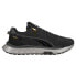 Фото #2 товара Puma Nmj X Wild Rider Blk Lace Up Mens Black Sneakers Casual Shoes 38504801