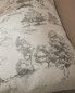 Toile de jouy cushion cover