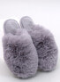 Тапочки CALVERT Grey Fur Slip-Ons