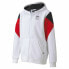 Фото #3 товара Детская спортивная куртка PUMA Rebel блок полная молния с капюшоном Белая