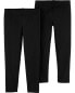 Toddler 2-Pack Black Leggings Set 5T